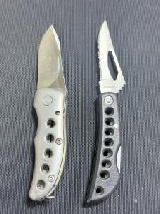 CRKT Folding Pocket Knives, Stainless Steel Blades, Liner Lock