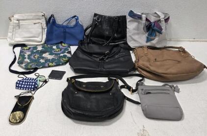 (1) Marc by Marc Jacobs Preppy Black Leather Natasha Crossbody Bag (1) Great American Leather Works Grey Crossbody (1) Giani Bernini Nappa Leather Venice Crossbody Purse, White (1) Nine & Co. Black Leather Shoulder Bag and More