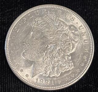 1921-D Morgan Silver Dollar Coin