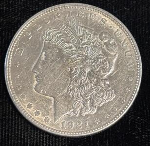 1921-D Morgan Silver Dollar Coin
