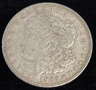 1921-D Morgan Silver Dollar Coin