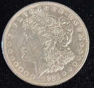 1921-D Morgan Silver Dollar Coin
