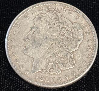 1921-S Morgan Silver Dollar Coin