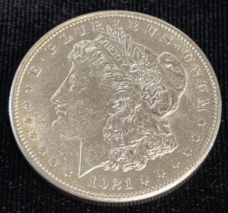 1921-S Morgan Silver Dollar Coin
