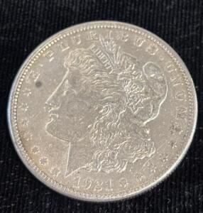 1921-S Morgan Silver Dollar Coin