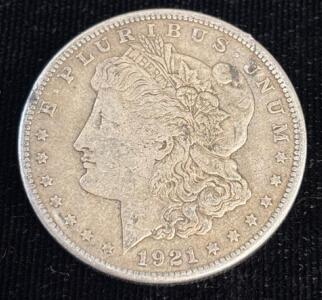 1921-S Morgan Silver Dollar Coin