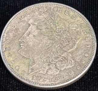 1921-S Morgan Silver Dollar Coin