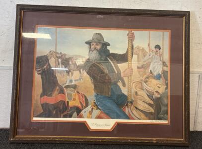 31x24 Framed &ldquo;A Reminiscent Moment&rdquo; by Verne Tossey Wall Art