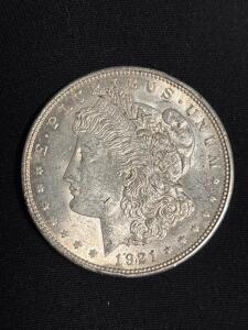1921 Morgan Silver Dollar Coin