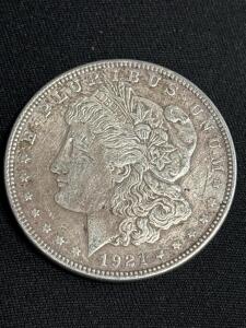 1921- D Morgan Silver Dollar Coin
