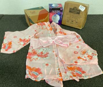 ALL NEW!!! Smart Nebula Cloud Skylite, 10 Strawberry Street Simply White 7.5" Coupe Salad Plate, Set of 6, JojoMonsta Parakeet Hanging Toy, Kimono Robe Lingere