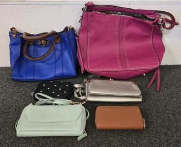 (6) Fashion Purses- Mountain West, Nuoku And Unmarked Brands