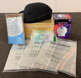 BRAND NEW PRODUCTS!! Including (1) Sky Lite Cloud Smart Nebula Light, (1) Weblu Hat Travel Case, (1) Mermaid Gift Set, And So Much More!!