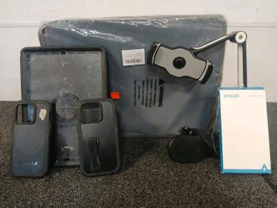 (2) Otter Boxes For Phones, OtterBox For Tablets, DocSafe Valuables Safe, & More