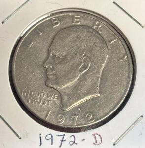 1972-D Eisenhower One Dollar Coin