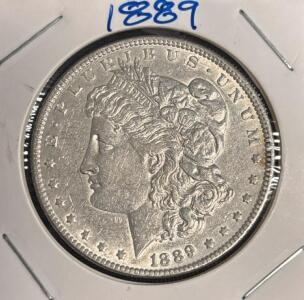 1889 Morgan Silver Dollar Coin