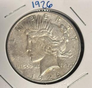1926 Liberty Peace Silver Dollar Coin