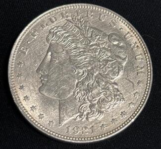 1921 Morgan Silver Dollar Coin