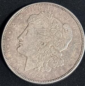 1921-D Morgan Silver Dollar Coin