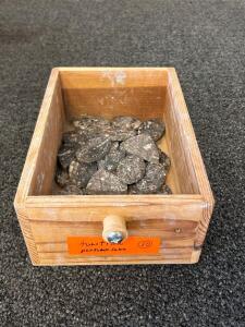 Bulk Lot of Natural Polished Pre-Formed Stone Slabs- Turritella Agate Cabochons