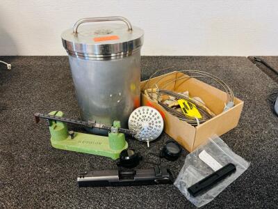Silver Solder Wire, Stainless Steel Container With Screw On Lid, Redding Scale Parts, Hun Parts, and More