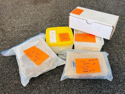(5) Partial/ Full Bags Of Tin Oxide Polish and Cerium Oxide Polish