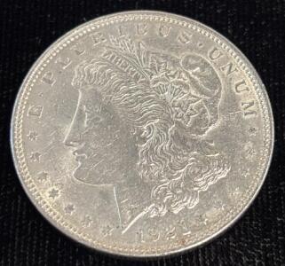1921 Morgan Silver Dollar Coin
