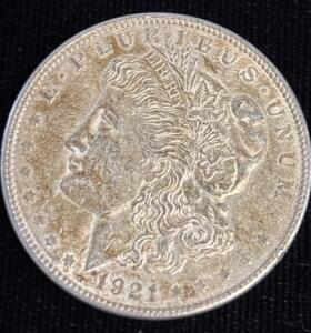 1921 Morgan Silver Dollar Coin