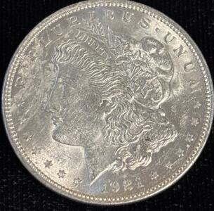 1921 Morgan Silver Dollar Coin