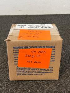 (150) Rnds. Of 44 Mag. 240 Gr. HP