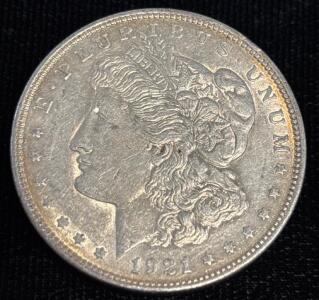 1921 Morgan Silver Dollar Coin