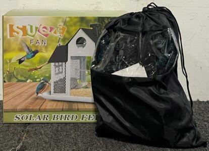100Ft Expandable Garden Hose & Solar Bird Feeder