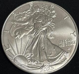 2025 American Silver Eagle &ldquo;Walking Liberty&rdquo; coin