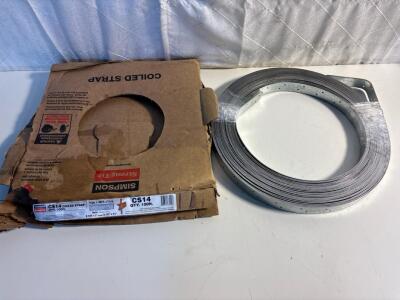Simpson Strong-Tie CS14 14-Gauge 100-Ft Galvanized Coiled Strap.