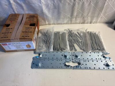 (2) Simpson Strong-Tie concealed beam hanger kits / 23 of 1/4" x 3" SDS screws, and 23 of 1/4" x 6" SDS screws