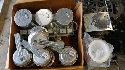 (4) Juno IC23 W 6" Incandescent Universal Recessed Lighting Housing (4) 6" Remodel Airtight Housing