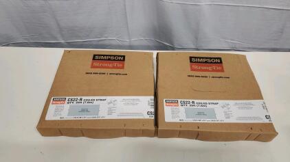(2)Simpson Strong-Tie CS22-R Coiled Strap