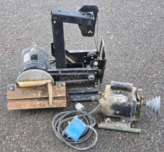 Belt Sander & Small Wagner Electric Belt Motor