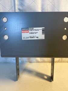 (1)Simpson Strong-Tie CC12X column cap.