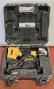 DeWalt DW66C-1 Pneumatic 15-Degree Coil Corded Siding Nailer w/ Carry Case