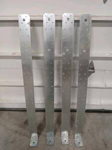 (4) Simpson Sttong-Tie 48in Pre-Bent Strap 44-7/8"x3"x14ga