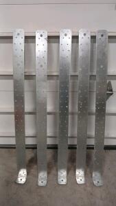 (5) Simpson Sttong-Tie 48in Pre-Bent Strap 44-7/8"x3"x14ga