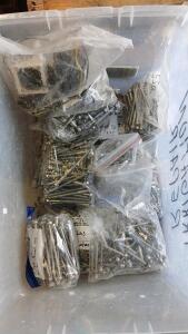 Tote Of Assorted Lag Screws