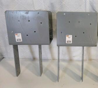 (2) Simpson Strong-Tie ECCQ6 Column Cap For 6X Beam 6X Post SDS
