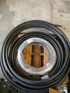 (1) Roll Of 3/4" ADS Utility Black Plastic Pipe (1) Roll Of 1" ADS Utility Plastic Pipe (1) Roll Of 1-1/4" Pollyflex Pipe