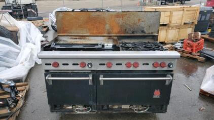 Commercial Wolf Gas Range With Two Ovens