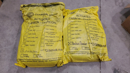 (2) Charcoal House Activated Carbon Biopowder 50lb Bag