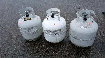 (3) 5 Gallon Propane Tanks