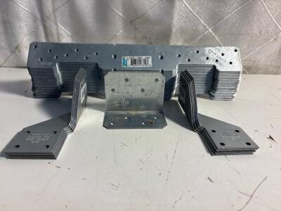 (5 left and 5 right)Simpson Strong-Tie H3 Hurricane Tie (24)Simpson Strong-Tie LSCZ adjustable stair-stringer connector (1) Simpson Strong-Tie A23 galvanized angle bracket