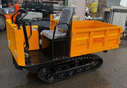 SDLANCH SDLD25 Mini Tracked Dump Vehicle (NEW) Has 3 Speed Transmission & Hydraulic Dump